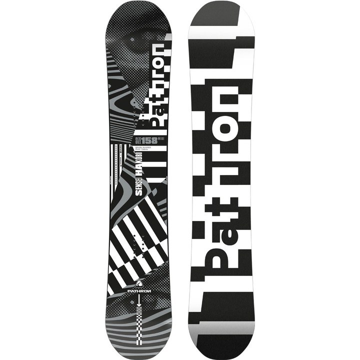 Дъска за сноуборд Pathron Sensei Limited, Черен, 158 см