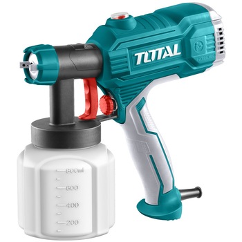 Pistol de vopsit 450W, 800ml, 350ml/min, TOTAL Industrial TT3506 Pistol de vopsit 450W, 800ml, 350ml/min, TOTAL Industrial TT3506