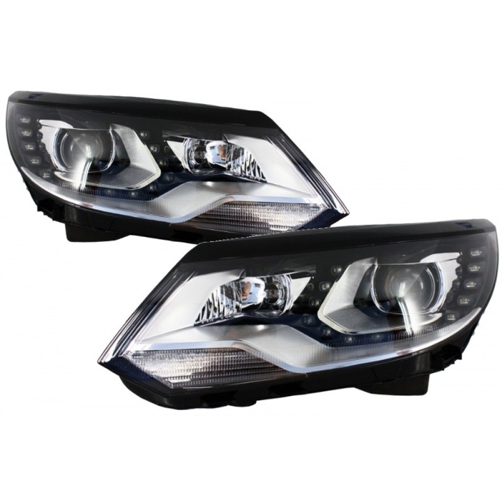 Faruri LED compatibil cu VW Tiguan MK I Facelift 2012-2015 OEM Xenon Design
