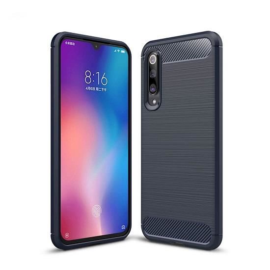 Husa Xiaomi Mi 9 SE - Iberry Carbon Albastru