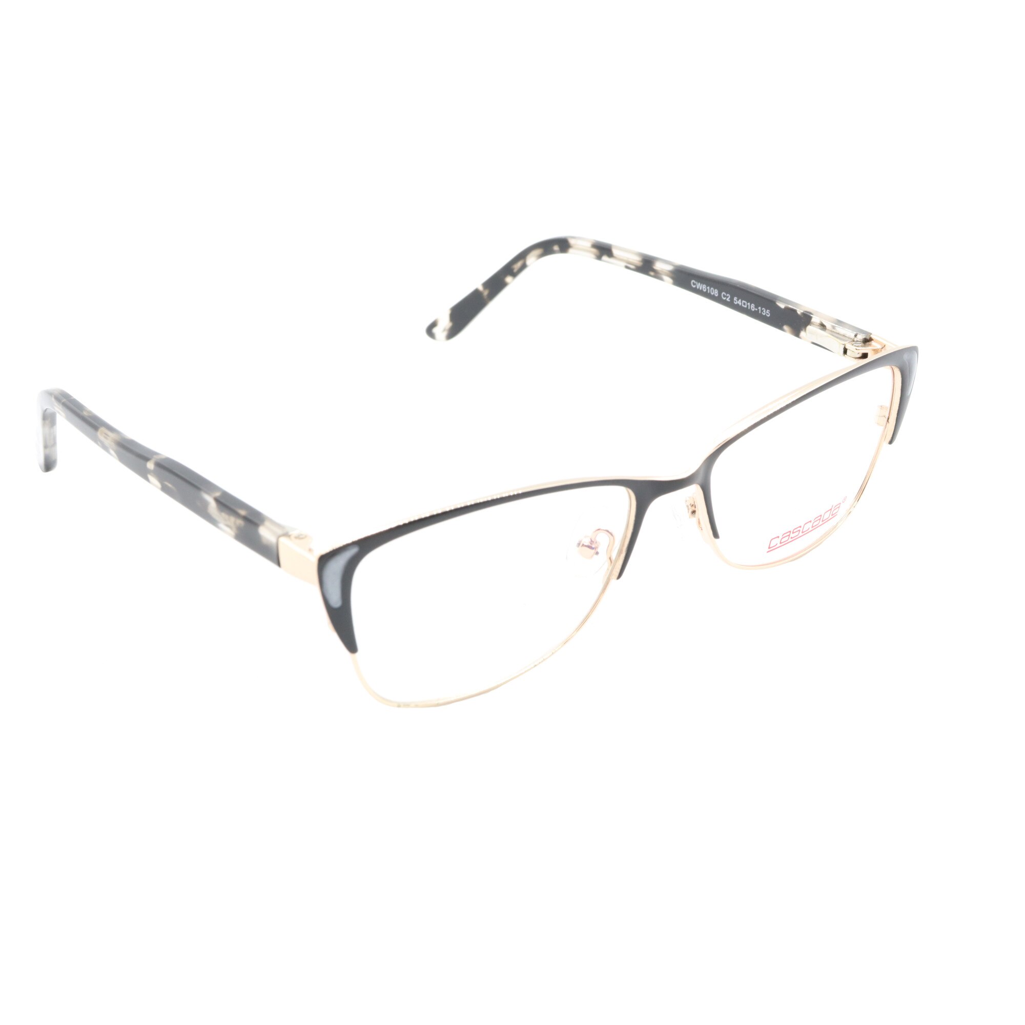 Rame ochelari de vedere, Cascada, Dama, CW6108, 54mm, Negru