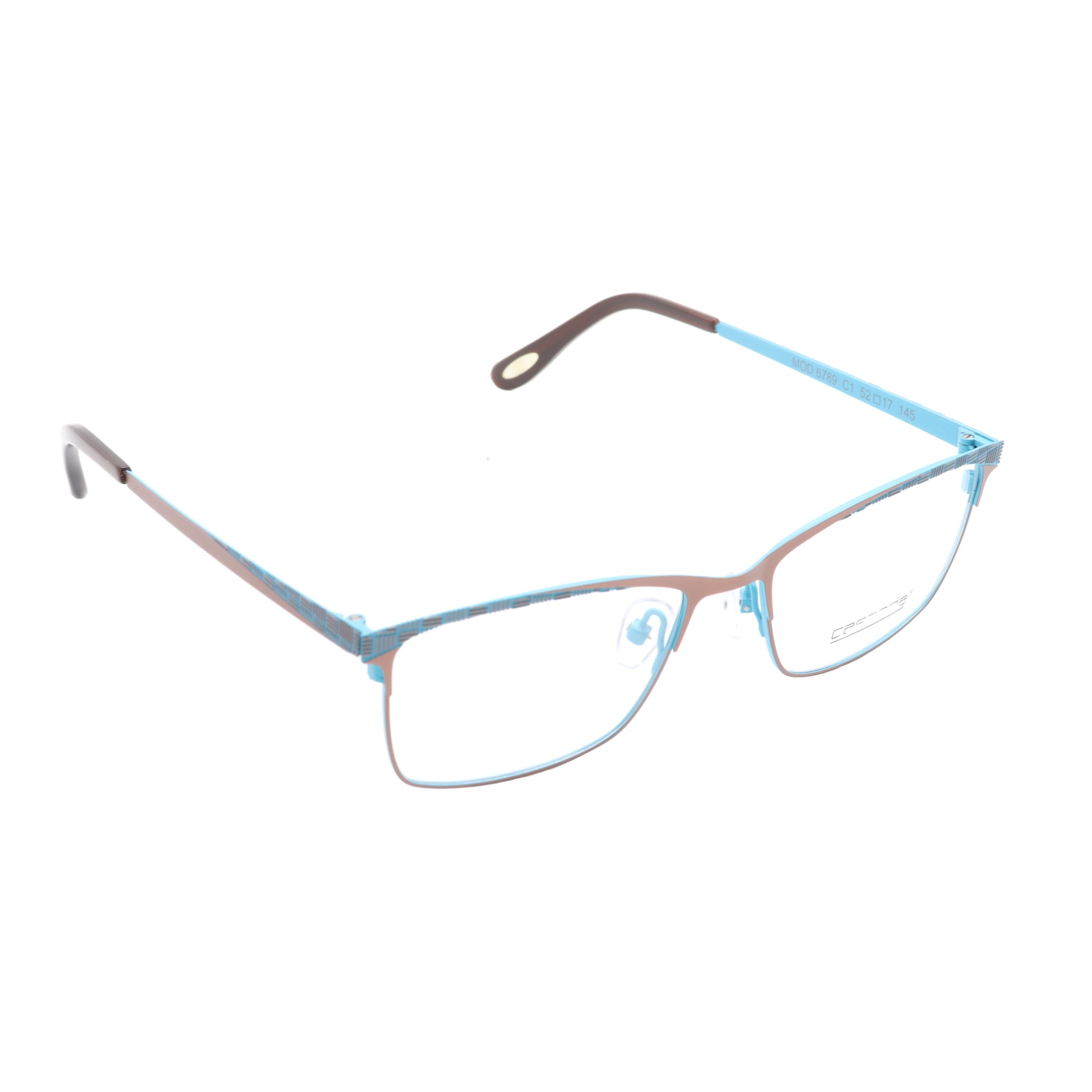 Rame ochelari de vedere, Cascada, Dama, MOD6789, 52mm, Maro/Albastru