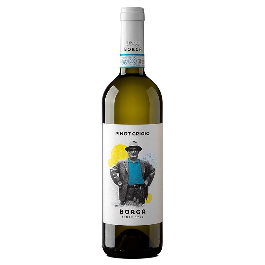 Vin alb sec Borga, Pinot Grigio, 0.75 l