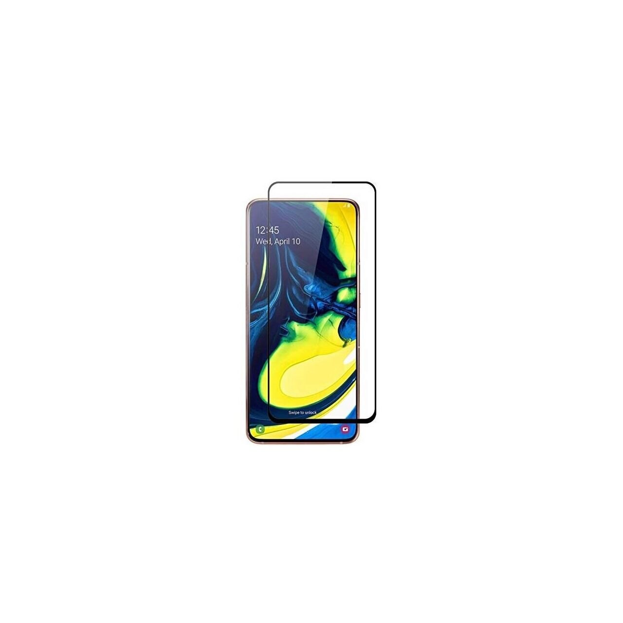 Folie Sticla Samsung Galaxy A80,Galaxy A90 - iberry 5D Full Glue Negru