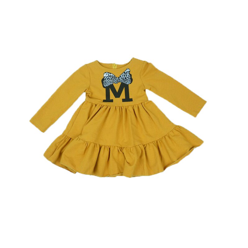 Rochita eleganta pentru fete Mini Junior SN-51/G, Galben, 110 cm