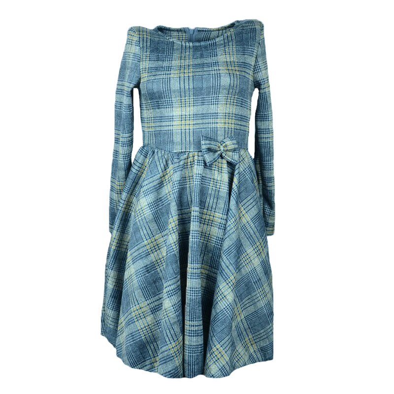 Rochita eleganta pentru fete, imprimeu uni, Mini Junior, Multicolor