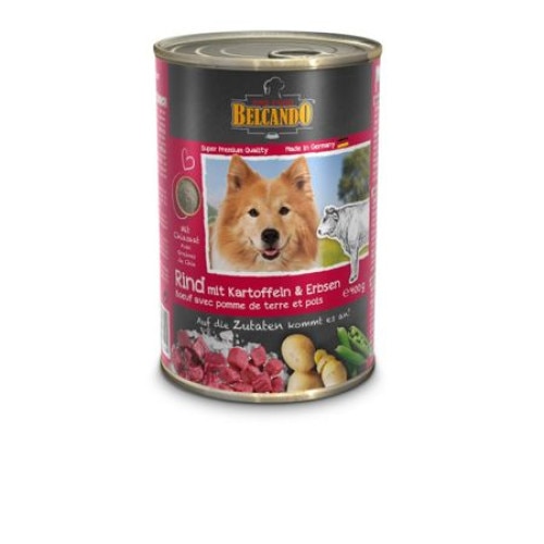 Hrana umeda pentru caini, Belcando vita, cartofi, mazare, 400 g