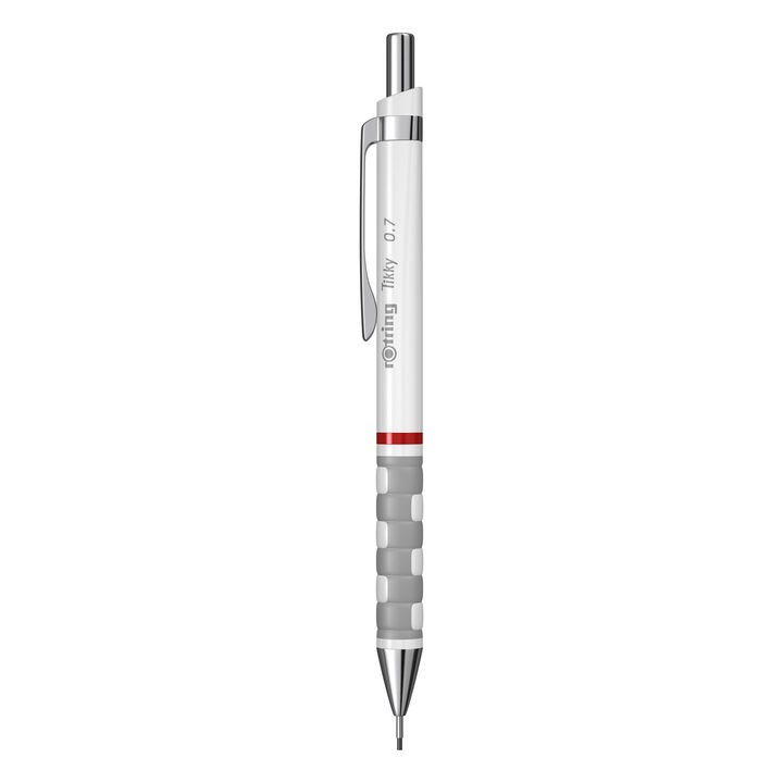 Creion Mecanic 0.7 Rotring Tikky III White Standard, alb