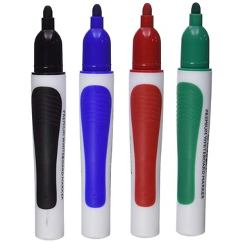 Set 4 Markere Whiteboard Q-CONNECT cu Varf Rotund, Grosime Scriere 2-3 mm, Culori Asortate Set 4 Markere Whiteboard Q-CONNECT cu Varf Rotund, Grosime Scriere 2-3 mm, Culori Asortate