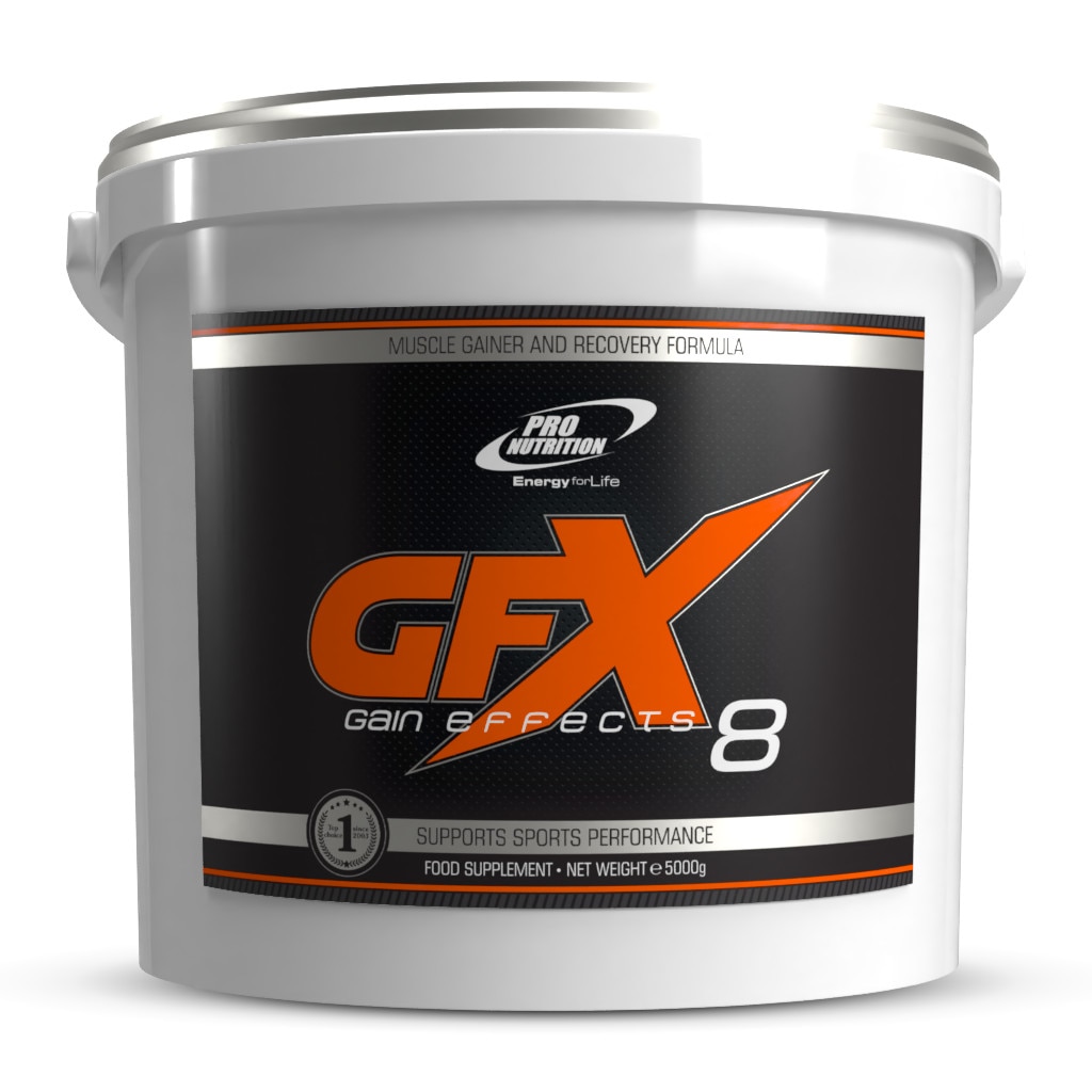 Gainer pentru dezvoltare musculara, GFX-8 ciocolata, 5000g