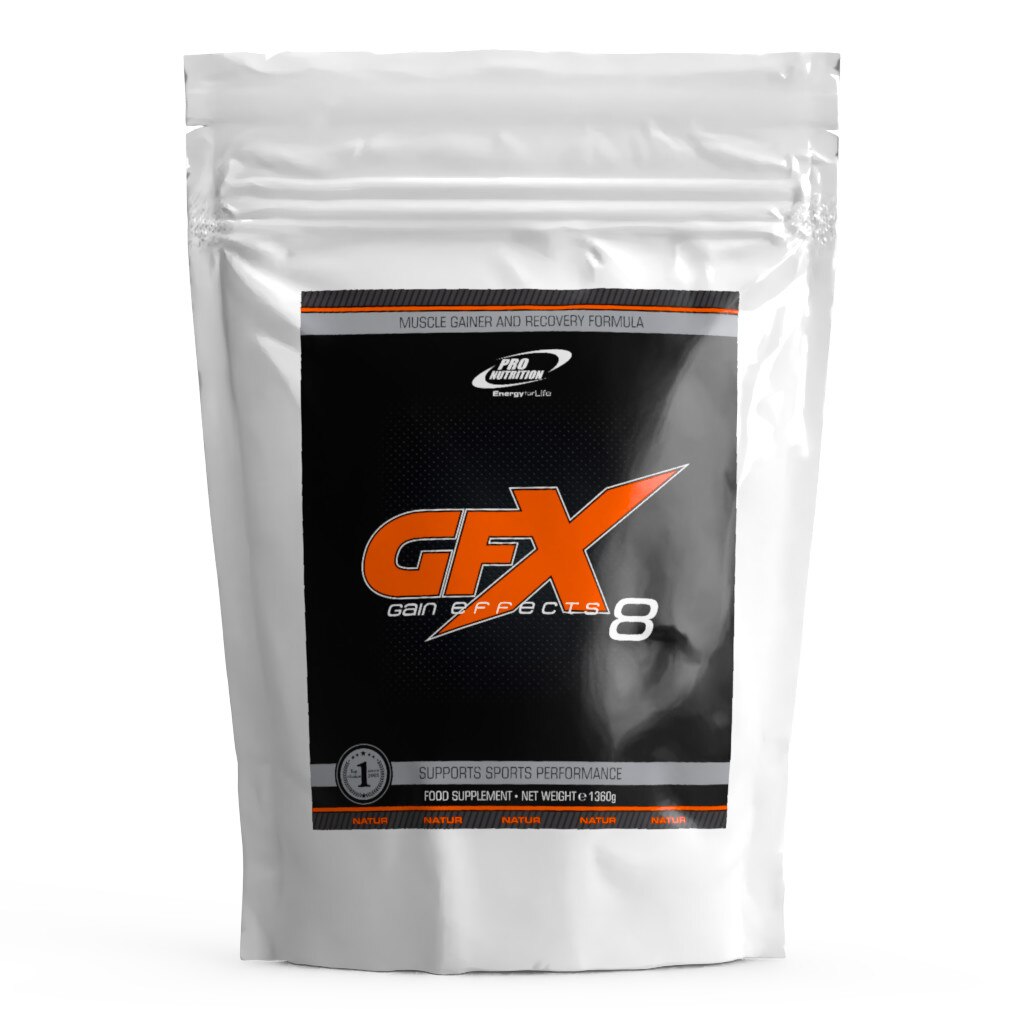 Gainer pentru dezvoltare musculara, GFX-8 natur, 1360g