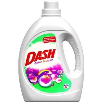 Detergent lichid DASH COLOR 2,2L cu miros proaspat pentru haine colorate Detergent lichid DASH COLOR 2,2L cu miros proaspat pentru haine colorate