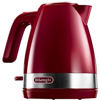 Fierbator De'Longhi Active line KBLA2000.R, 2000 W, 1l, Baza pivotanta, Rosu Fierbator De'Longhi Active line KBLA2000.R, 2000 W, 1l, Baza pivotanta, Rosu