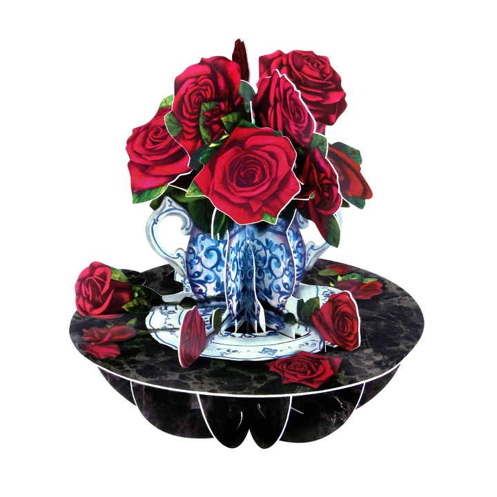 Картичка Santoro Roses, Pirouettes