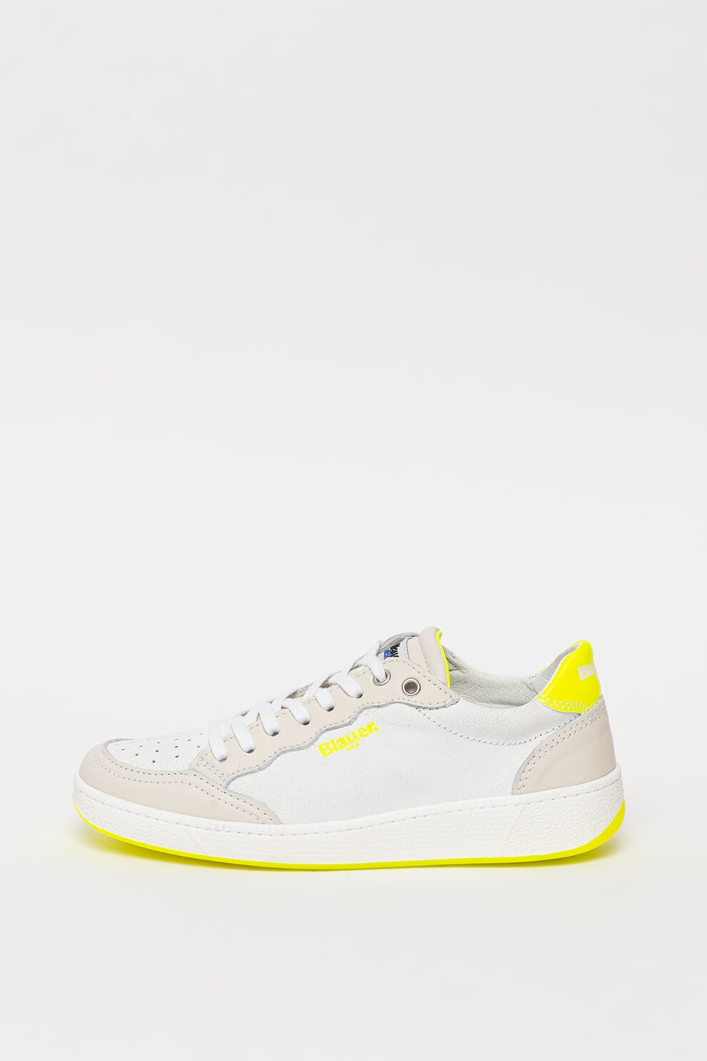 Blauer, Pantofi sport de piele cu detalii contrastante Olympia
