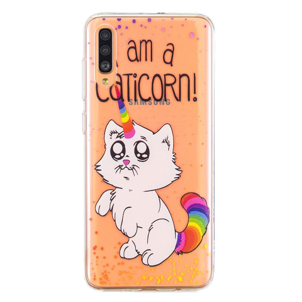 Husa Samsung Galaxy A70 model Caticorn, Antisoc, Viceversa Multicolor