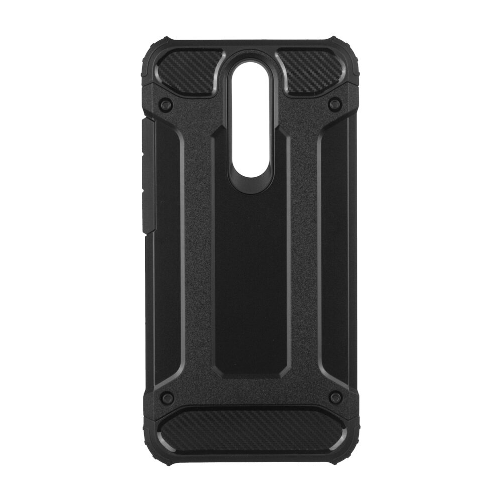Husa Hibrida Antisoc Forcell Armour pentru Xiaomi Redmi 8, Negru