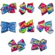 Clama cu funda supra-dimensionata (15 x 15 cm) pentru fete, tip Jojo Siwa