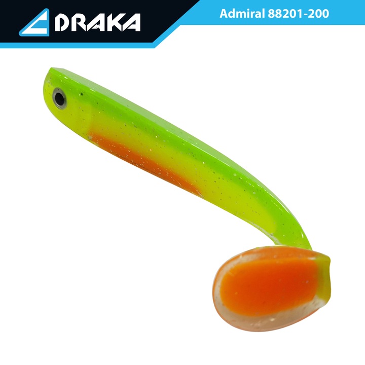 Naluca din silicon Draka "Admiral"-200, 11 cm. 13 gr