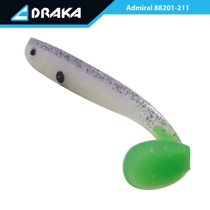 Naluca din silicon Draka "Admiral"-211, 11 cm. 13 gr