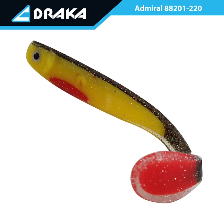 Momeala artificiala, Draka, Silicon, 11 cm, 13 g, Multicolor
