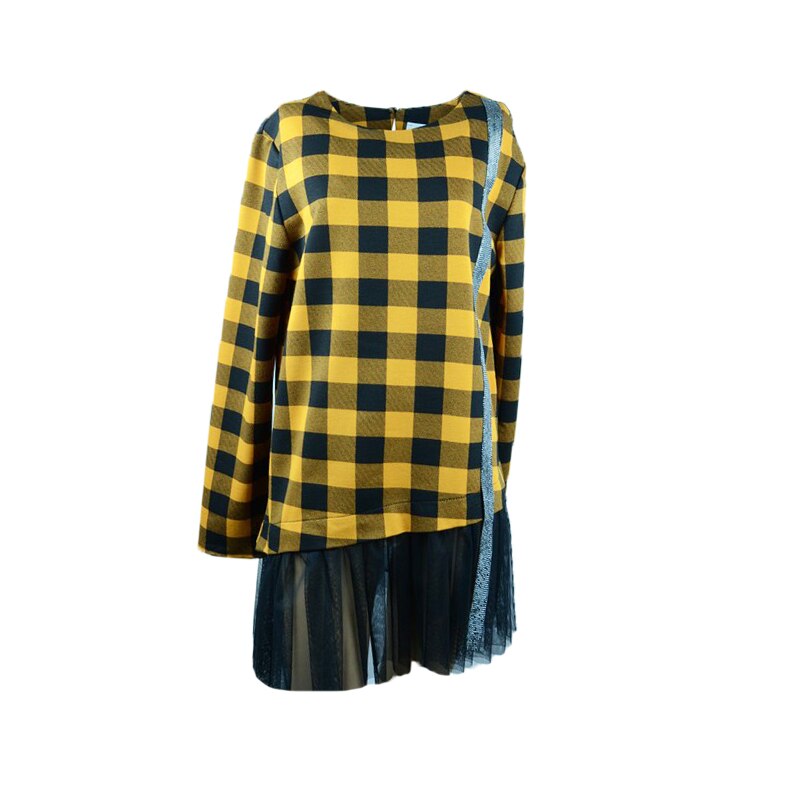 Rochita eleganta pentru fete Mini Junior, carouri, Multicolor