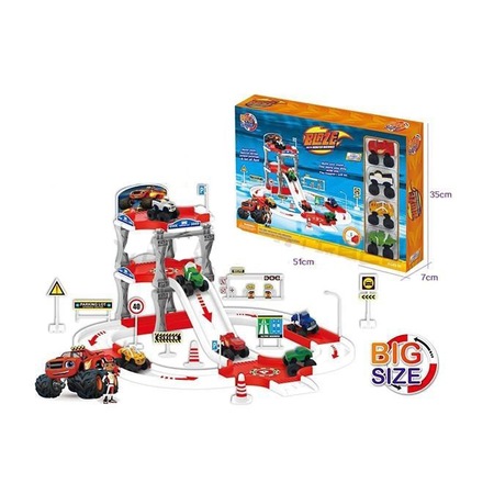 Pista S Kolichki Plamchko I Mashinite Atlas Blaze And The Monsters Machines Emag Bg