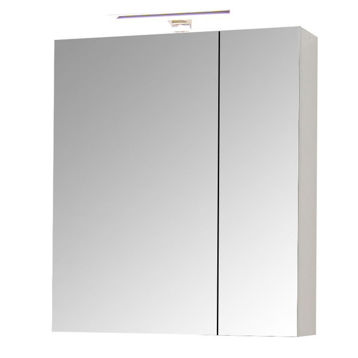 Огледало за баня Badenmob Serena, LED осветление, 70 см, Енергиен клас D