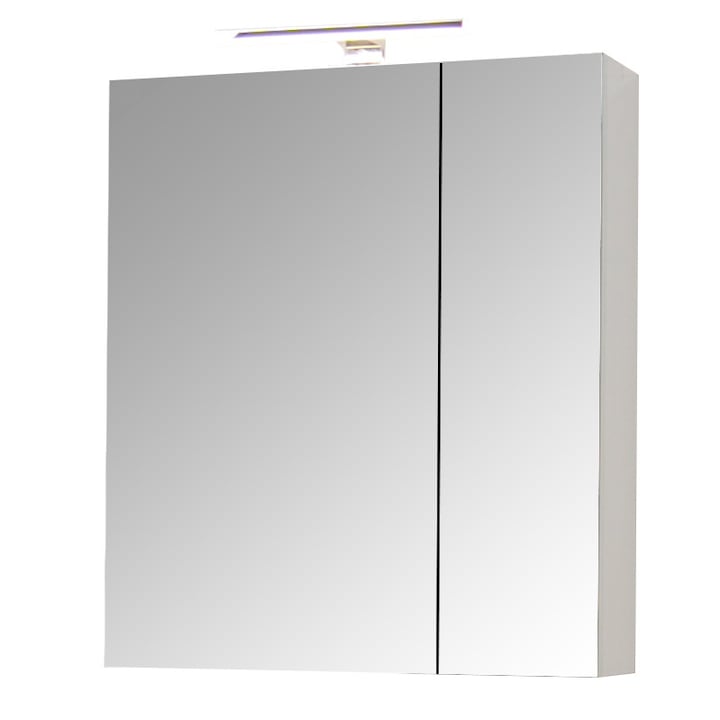 Oglinda baie cu dulap Badenmob Serena, iluminare LED, 70 cm, clasa energetica D