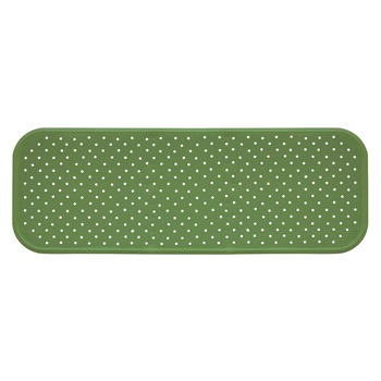 Covoras antiderapant cada SANGER cu ventuze pentru fixare verde 96x34cm Covoras antiderapant cada SANGER cu ventuze pentru fixare verde 96x34cm