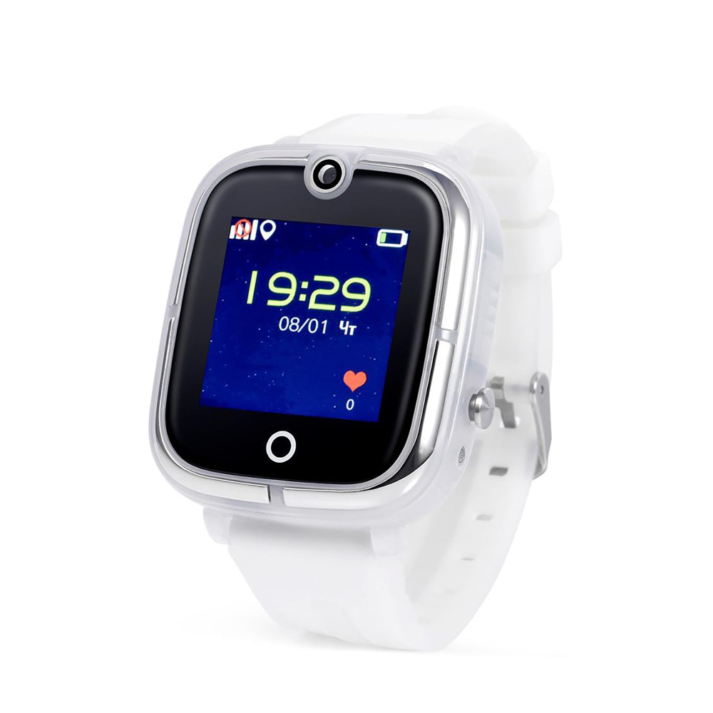 Ceas Smartwatch Pentru Copii Wonlex KT07 cu Functie Telefon, Localizare GPS, Camera, Apel Monitorizare, Pedometru, SOS - Alb, Cartela SIM Cadou