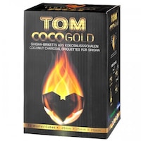 Carbuni pentru Narghilea Tom Cococha Gold 1 kg 72 bucati carbuni