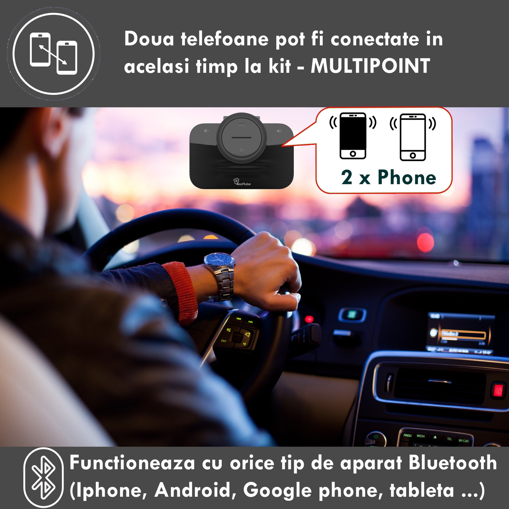 Veopulse 2024 car speakerphone