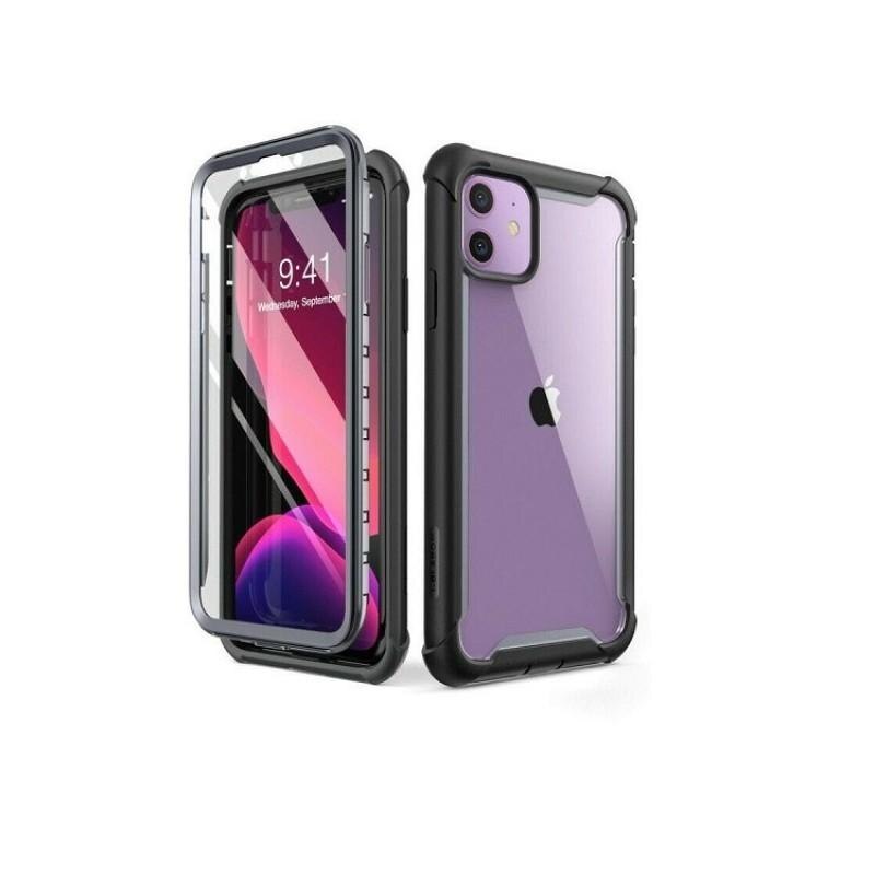 Carcasa 360 grade Supcase i-Blason Ares iPhone 11 cu protectie display, Negru