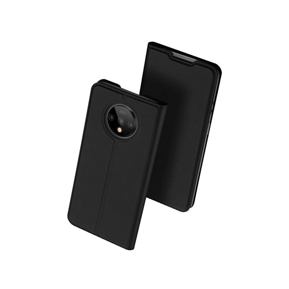 Husa Carte Dux Ducis Anti Amprenta pentru OnePlus 7T, Negru
