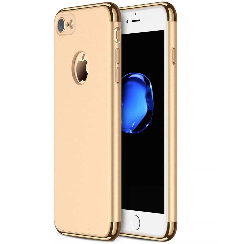 Husa Apple iPhone SE2, MyStyle Elegance Luxury 3in1 Gold