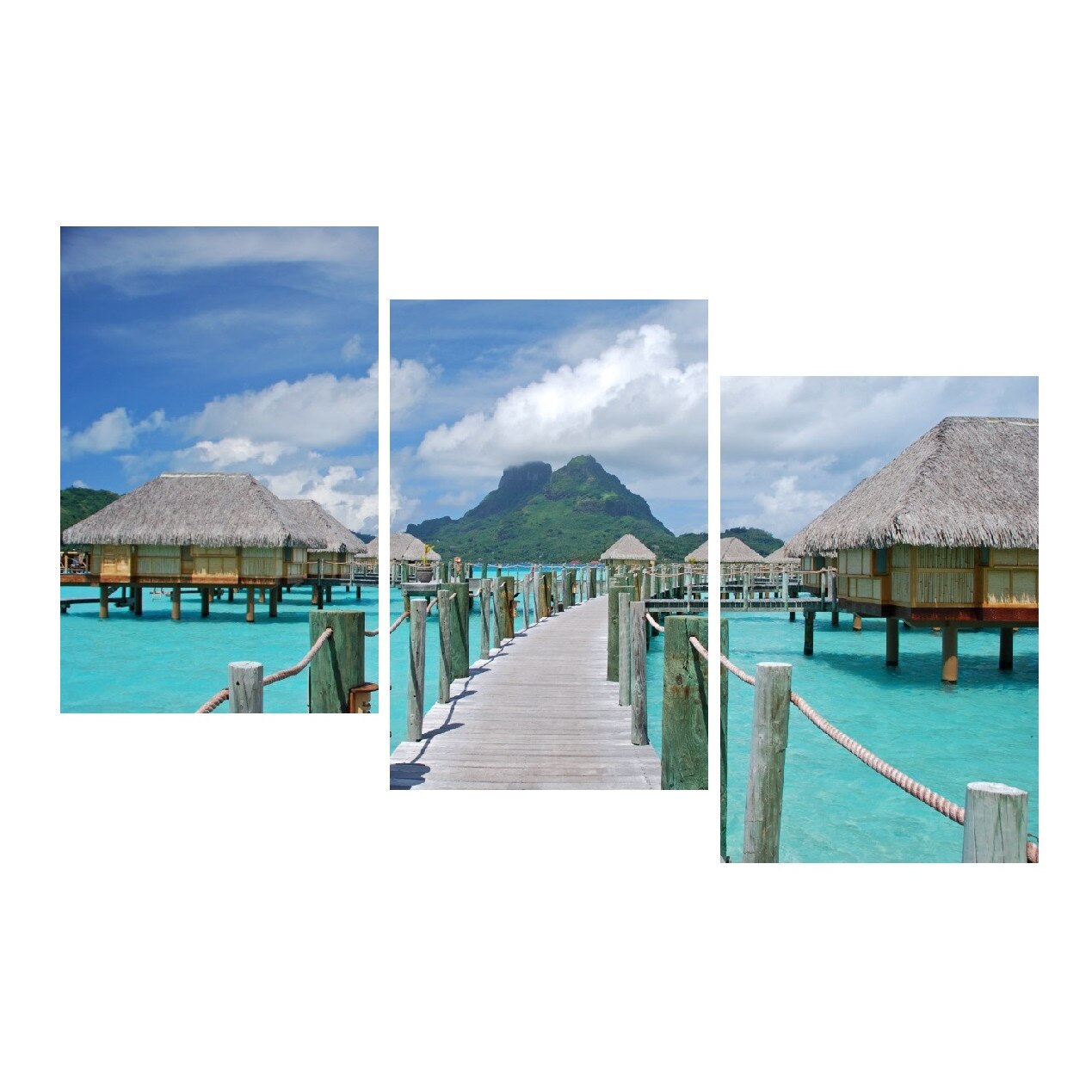 Tablou multicanvas 3 piese Natura 17, 120 x 90 cm