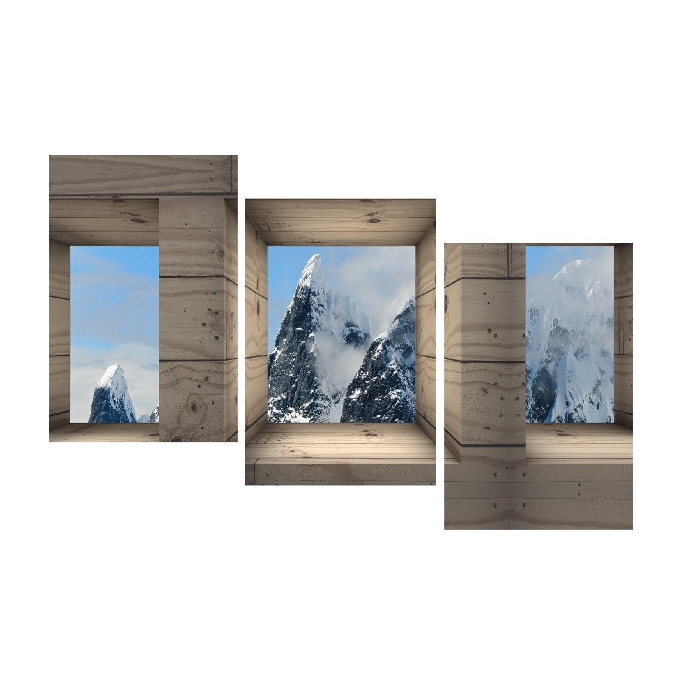 Tablou multicanvas 3 piese Natura 15, 120 x 90 cm