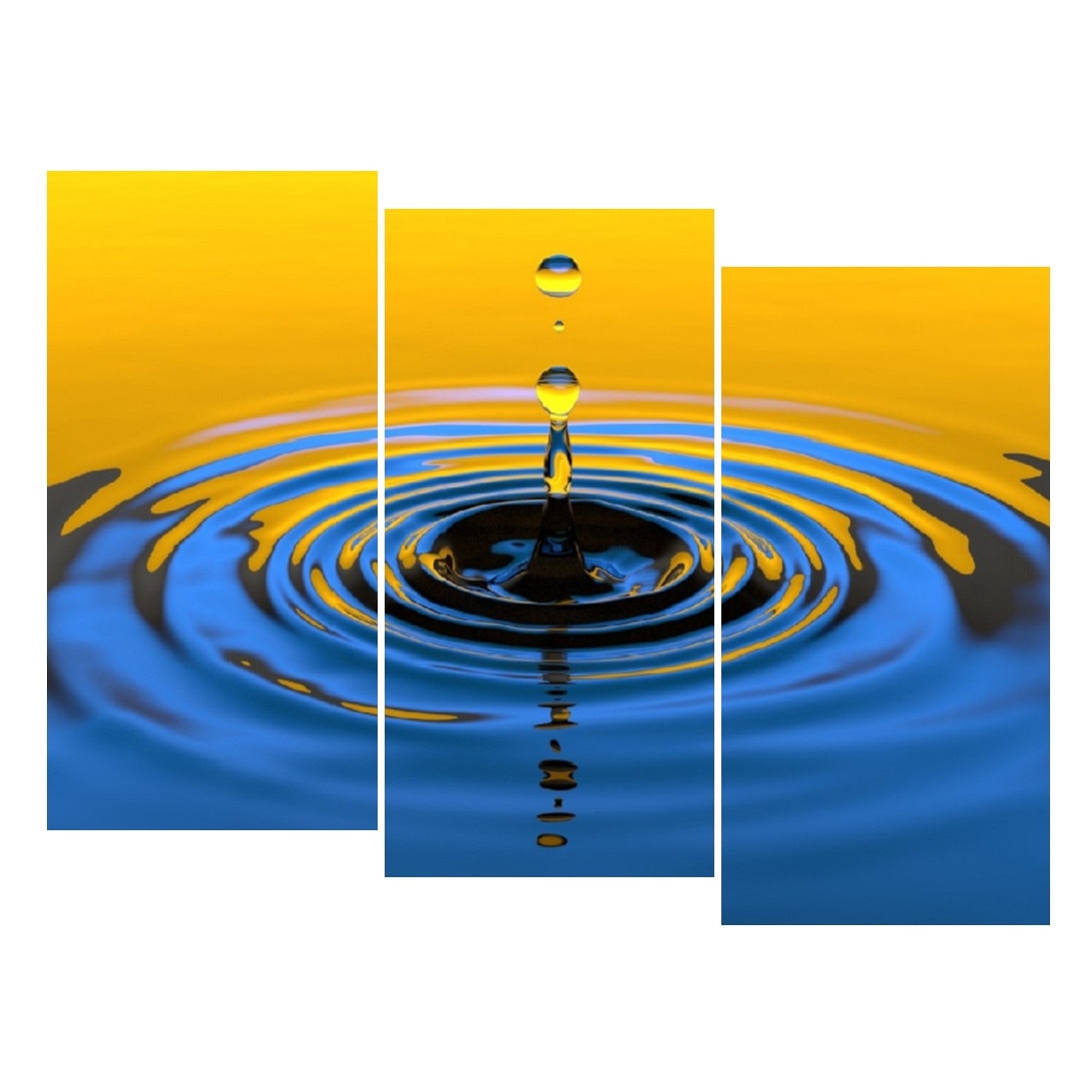 Tablou multicanvas 3 piese Abstract 2, 120 x 90 cm