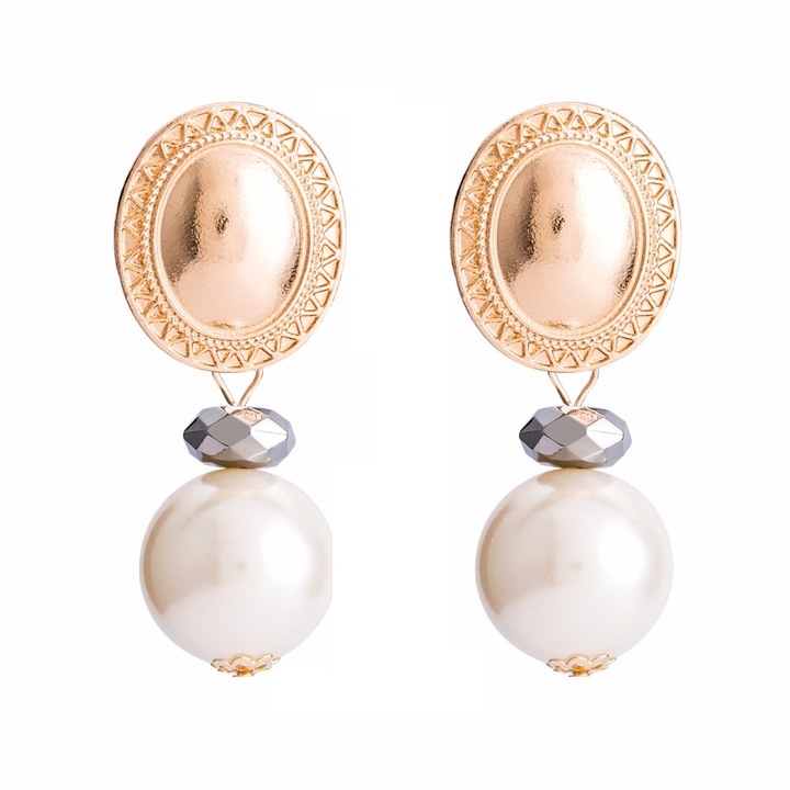 Mozart 14 karátos arannyal bevont női fülbevaló