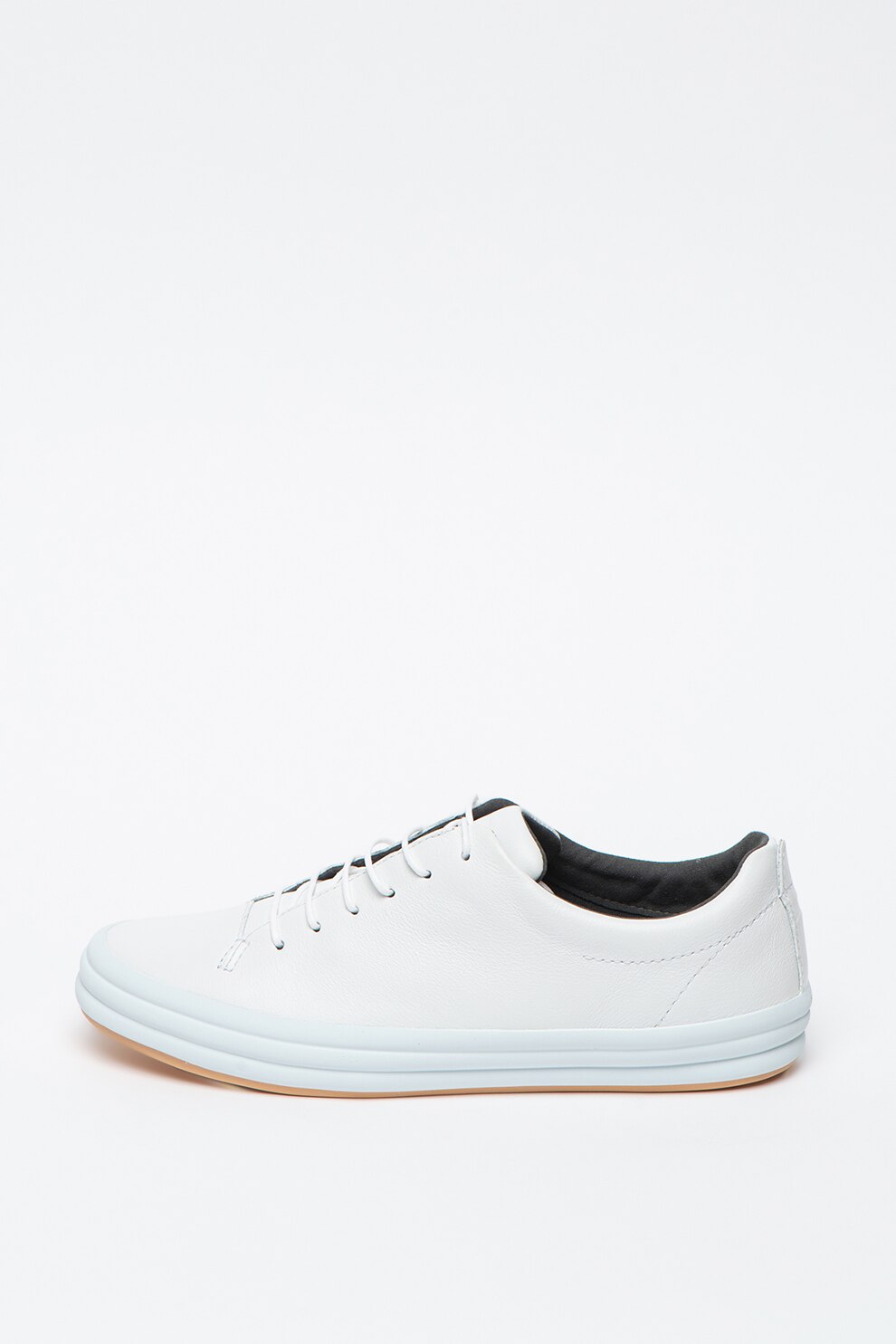 Camper, Tenisi din piele Hoops, Alb prafuit, 36