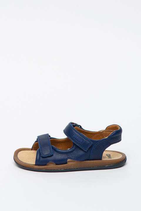 Camper, Sandale de piele cu velcro Bicho 677, Indigo, 28 EU