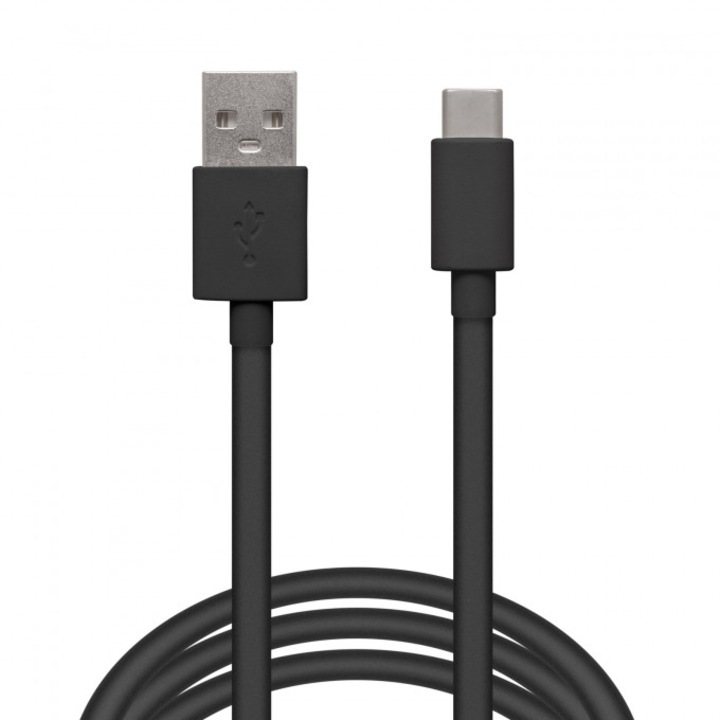 Cablu de date USB Tip C , Lungime 1m, Culoare negru