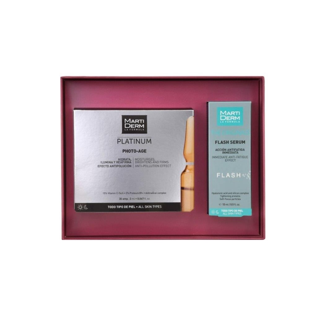 Set Trusa Platinum Photo Age x 30 fiole + Ser Flash 15 ml Martiderm