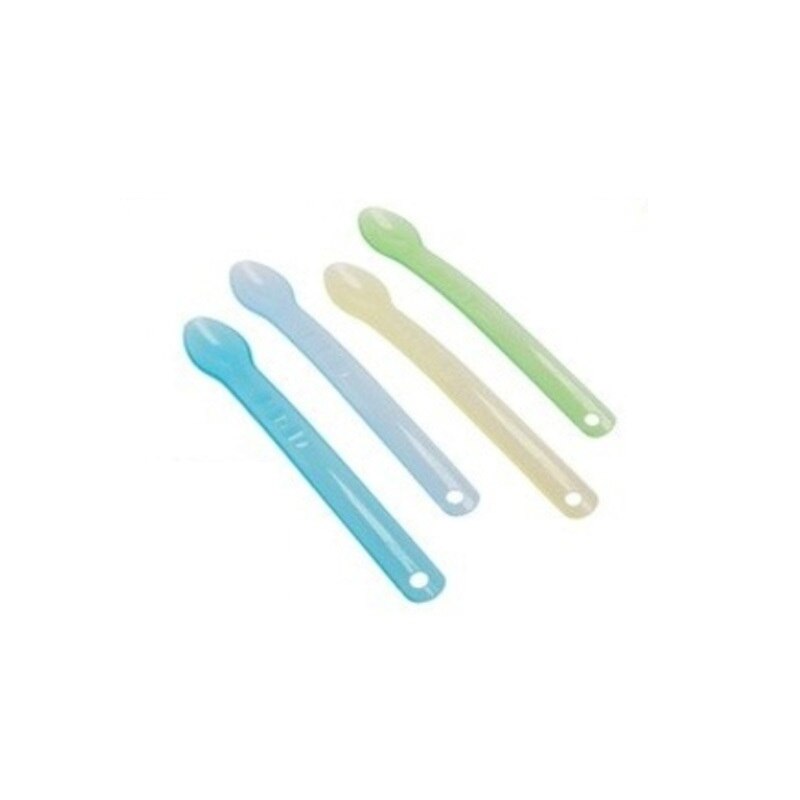 Set 4 lingurite pentru copii MAM 80744, Multicolor 4+ luni