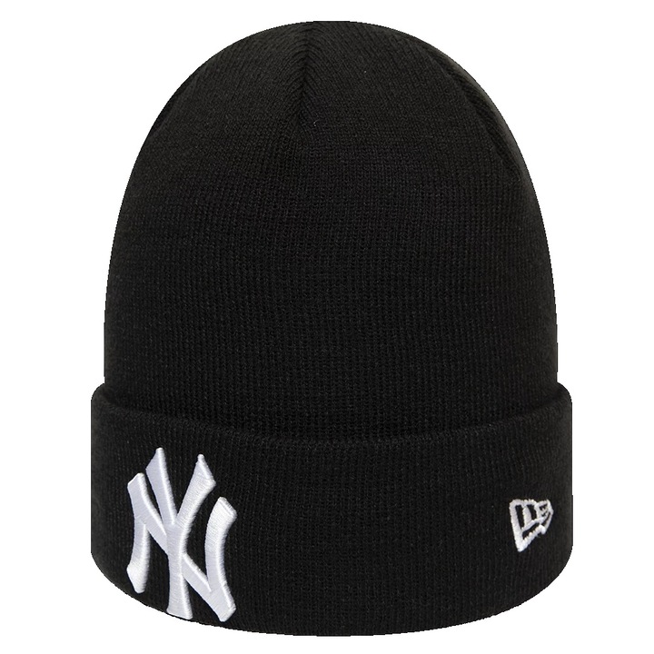 Шапка New Era League Essential Cuff NY Yankees Hat, Черен