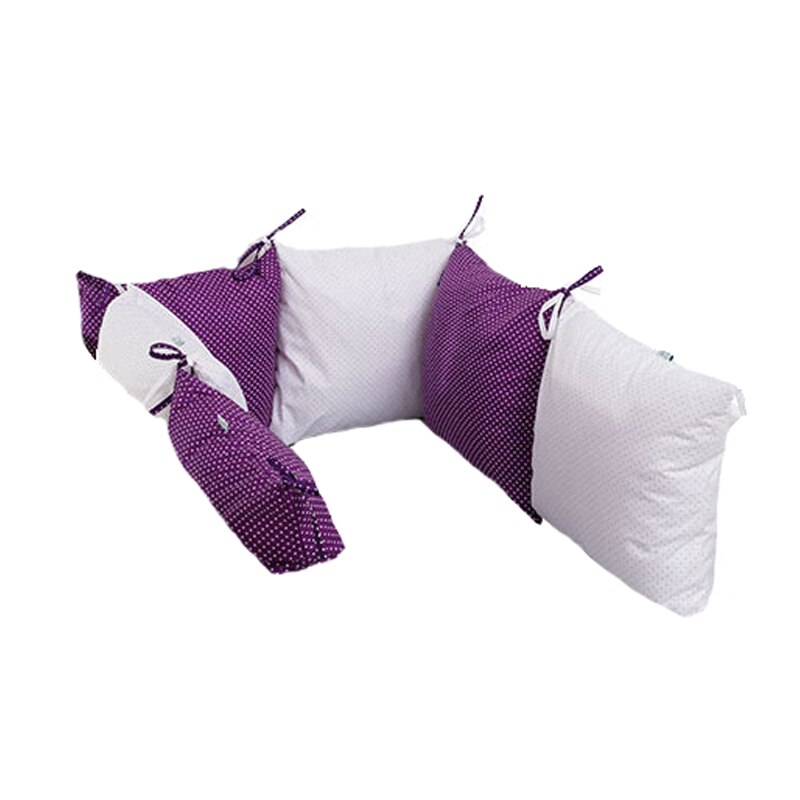 Protectie laterala pentru patut 120 x 60 cm Ty i My Heart PTM1M, Multicolor