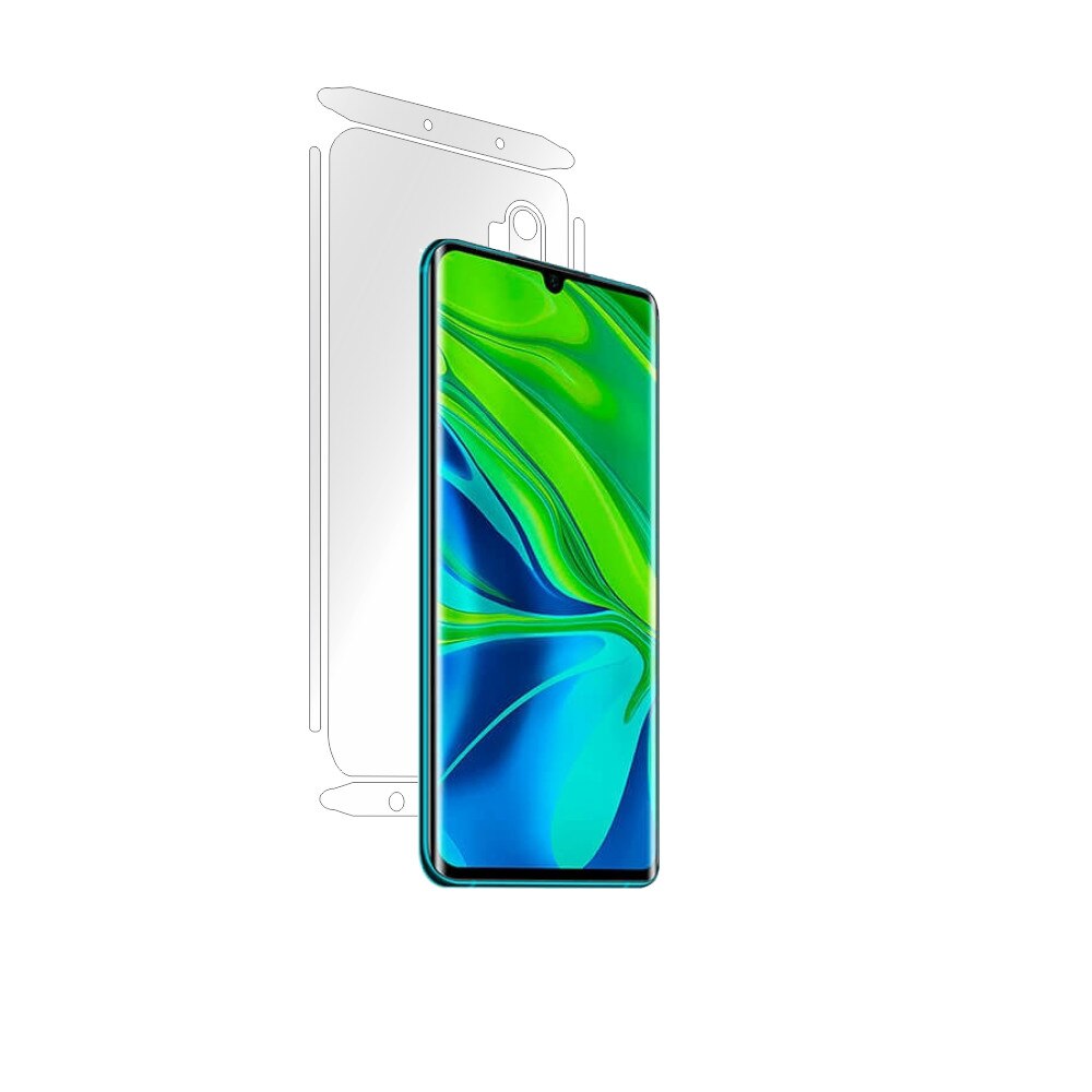 Folie Smart Protection Xiaomi Mi Note 10 pentru spate si laterale, Smart Spray®,Smart Squeegee® si microfibra incluse