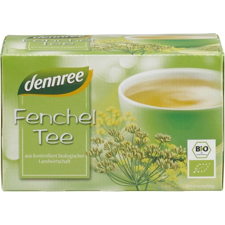 Ceai de fenicul x 20 plicuri bio, 30g, Dennree