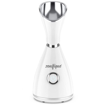 Sauna faciala cu ionizare pentru deschiderea porilor, abur cald, alba Sauna faciala cu ionizare pentru deschiderea porilor, abur cald, alba